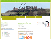 Tablet Screenshot of monteton.fr
